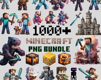 1000+ Mine Png Bundle, Gaming Mine Png, Gift for Gamer Png, Mine Game Png, Video Game Png, Gift for Him Png, Gaming Png, Sublimation Designs