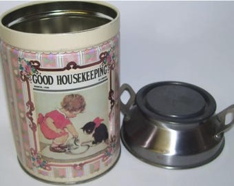 Vintage milk Tin can