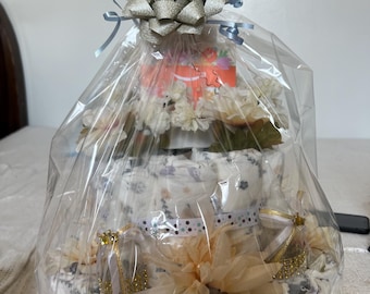 baby shower diaper cake customizable