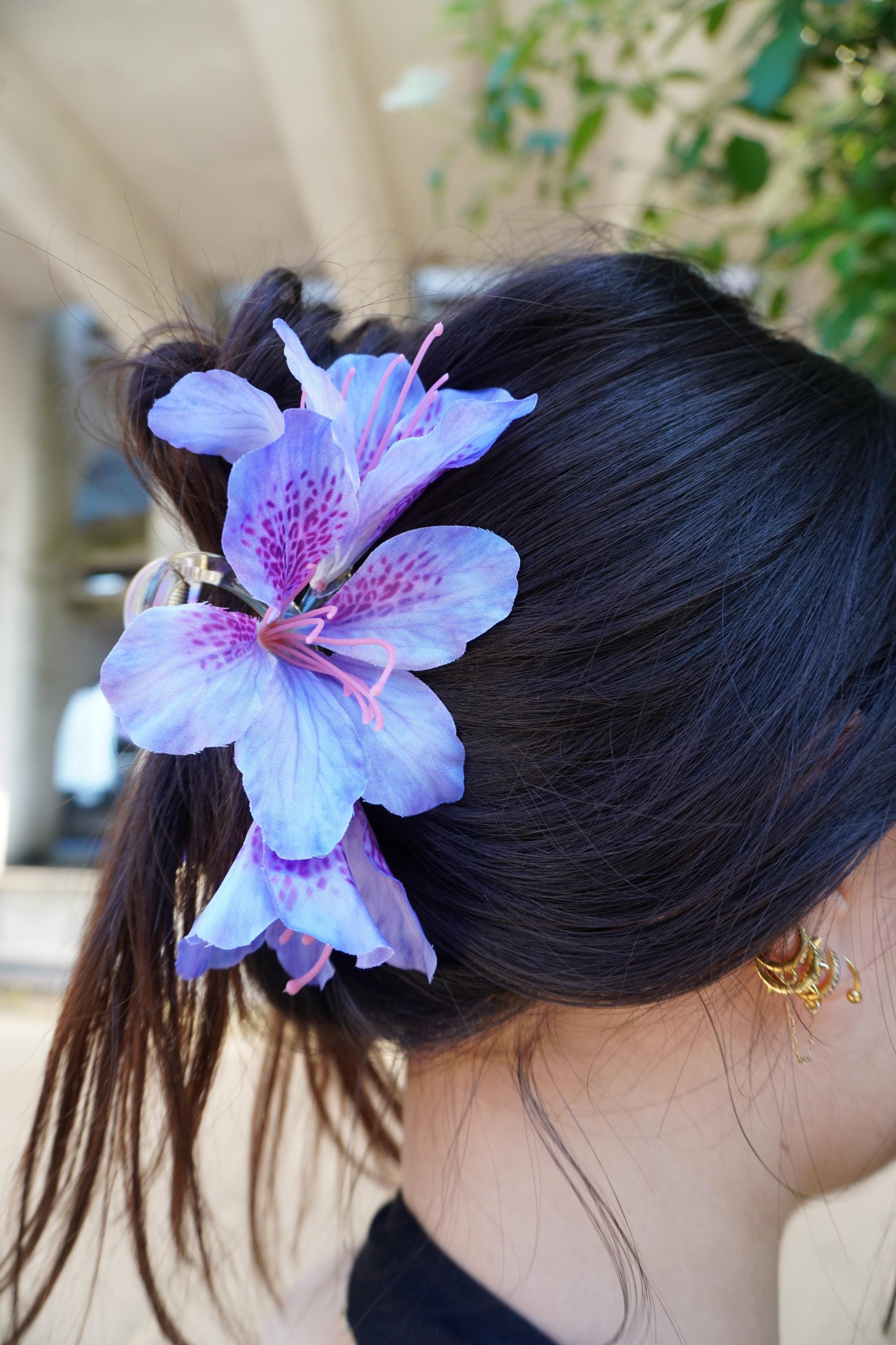 ●GLOWNY● LAVENDER BLOOM HAIR CLIP GY24BHW003LV MUSINSA | GLOWNY LAVENDER BLOOM HAIR CLIP