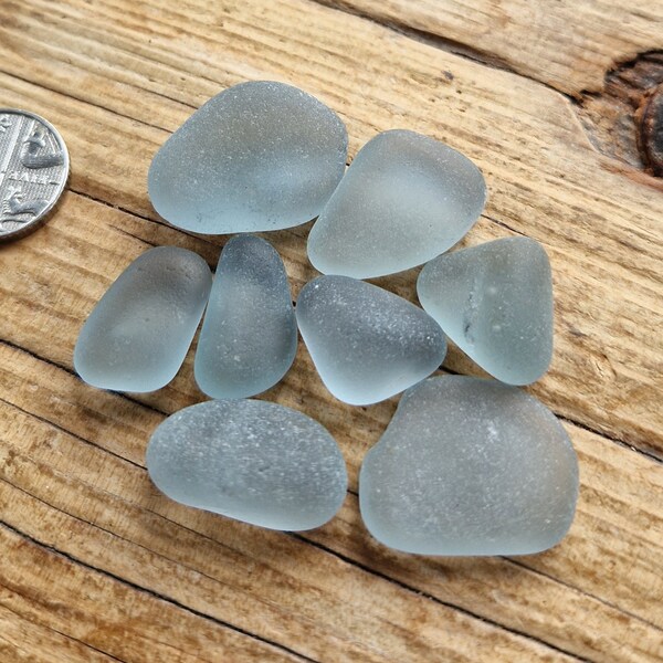 GREY SEAGLASS SET | Seaham Beach Glass | End of Day English Sea Glass | Scottish Beach Finds (11465)