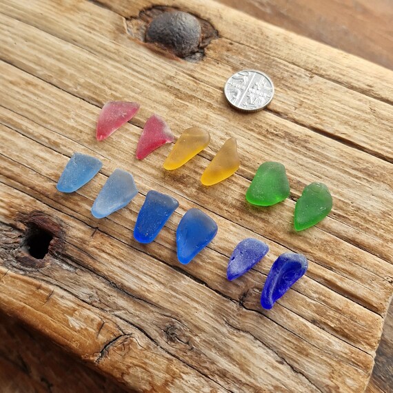 SEA GLASS RAINBOW | Sea Worn Shards | Jewellery Pairs