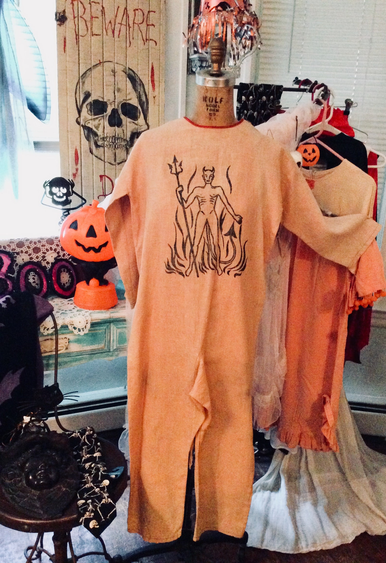 VINTAGE DEVIL COSTUME Unique 1930s / 40s Halloween / All Etsy