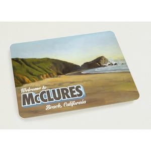 Jeu de cartes postales représentant la plage de McClure sur la côte californienne