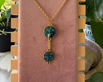 Amazonite Double-Drop Necklace