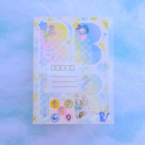 Vintage Sailor Moon &quot;Crystal Letter Set&quot; Nakayoshi Furoku stationaire set (juni 1993) zeldzaam