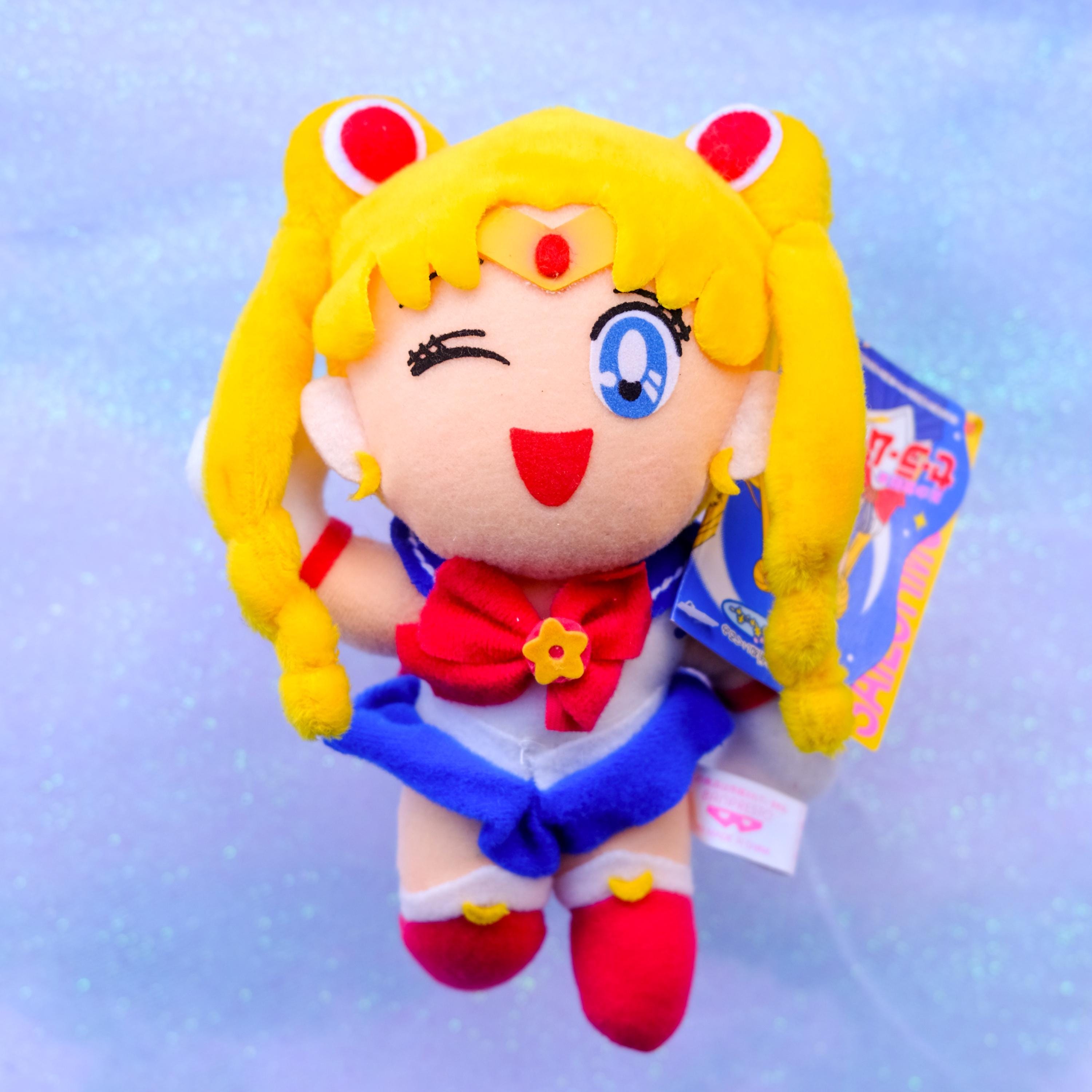 Vintage Retro Rare Sailor Moon R UFO Catcher Plush (banpresto 1993
