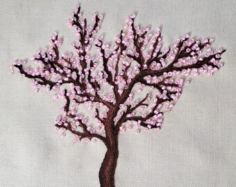 Four Seasons - Padrão de bordado - Download de PDF - Padrão de bordado à mão - Bordado de miçangas - Decoração artesanal