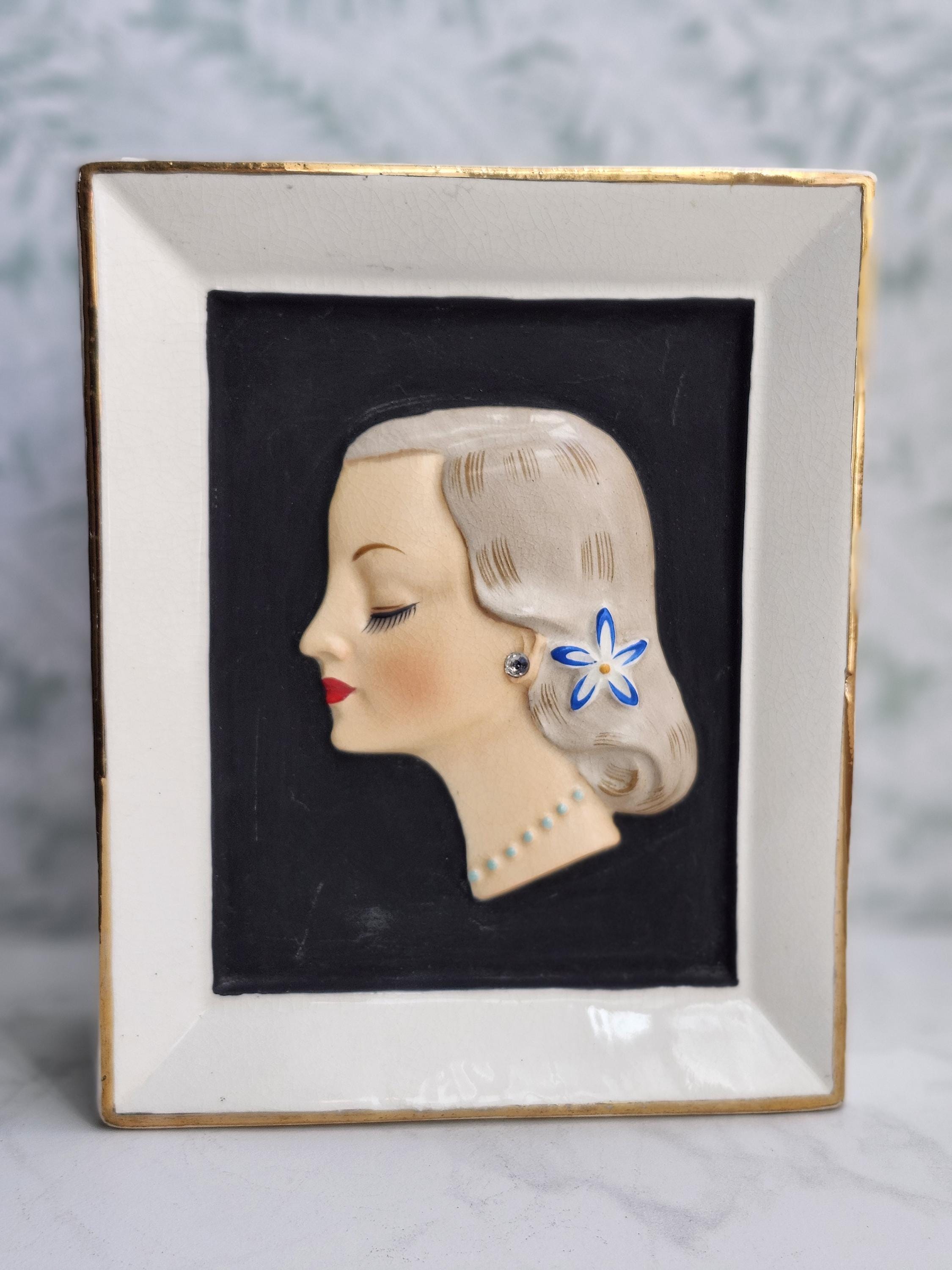 Japan Vintage Lady Head Vase - Etsy