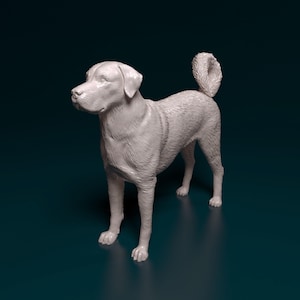 3D Printed Kangal Shepherd Dog Figurine: Eco-Friendly Home Decor