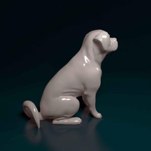 3D Printed  Puggle  dog Figurine – Dog Lover Gift, Pet Memorial, Bulldog Decor, Cute Puppy Statue, Home Decor
