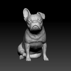 3D Printed  French bulldog  Figurine – Dog Lover Gift, Pet Memorial, Bulldog Decor, Cute Puppy Statue, Home Decor
