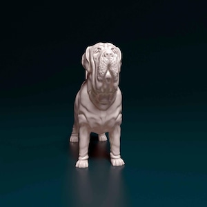 3D Printed  Mastino Napolitano  dog Figurine – Dog Lover Gift, Pet Memorial, Bulldog Decor, Cute Puppy Statue, Home Decor