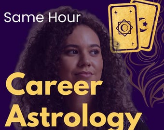 Personalized Career Astrology Reading: Natal Chart Insight (PDF Report)