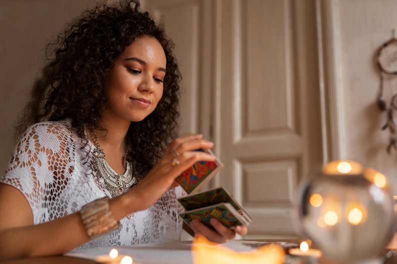 Deep dive love tarot reading for psychic love guidance, relationship clarity, soulmate and twin flame insight, hidden feelings, romantic intentions, and future love energy.