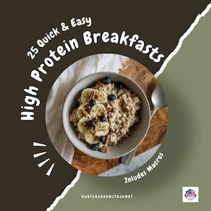 25 Protein-Packed Breakfast Recipes | Quick and Easy | Meal Prep Friendly | Instant Download PDF