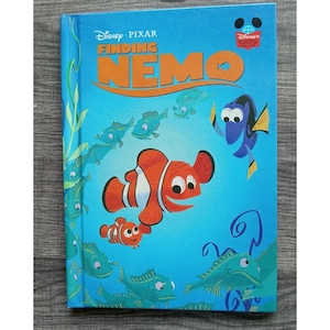 Vintage Walt Disney barnbok Hitta Nemo 2003 Första tryckningen