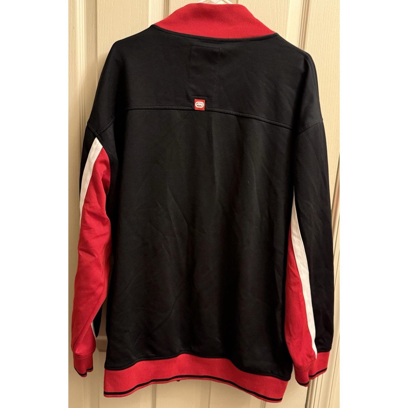 Ecko Unltd Y2K Medusa Serpent Oracle Graphic Track Jacket Red Full