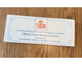 Officiell Caravel Bronze Collection, Femhundraårsjubileet av upptäckten av Amerika 4 mynt