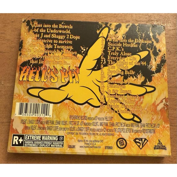 Hell's Pit CD + DVD Insane Clown Posse ICP Psychopathic Records