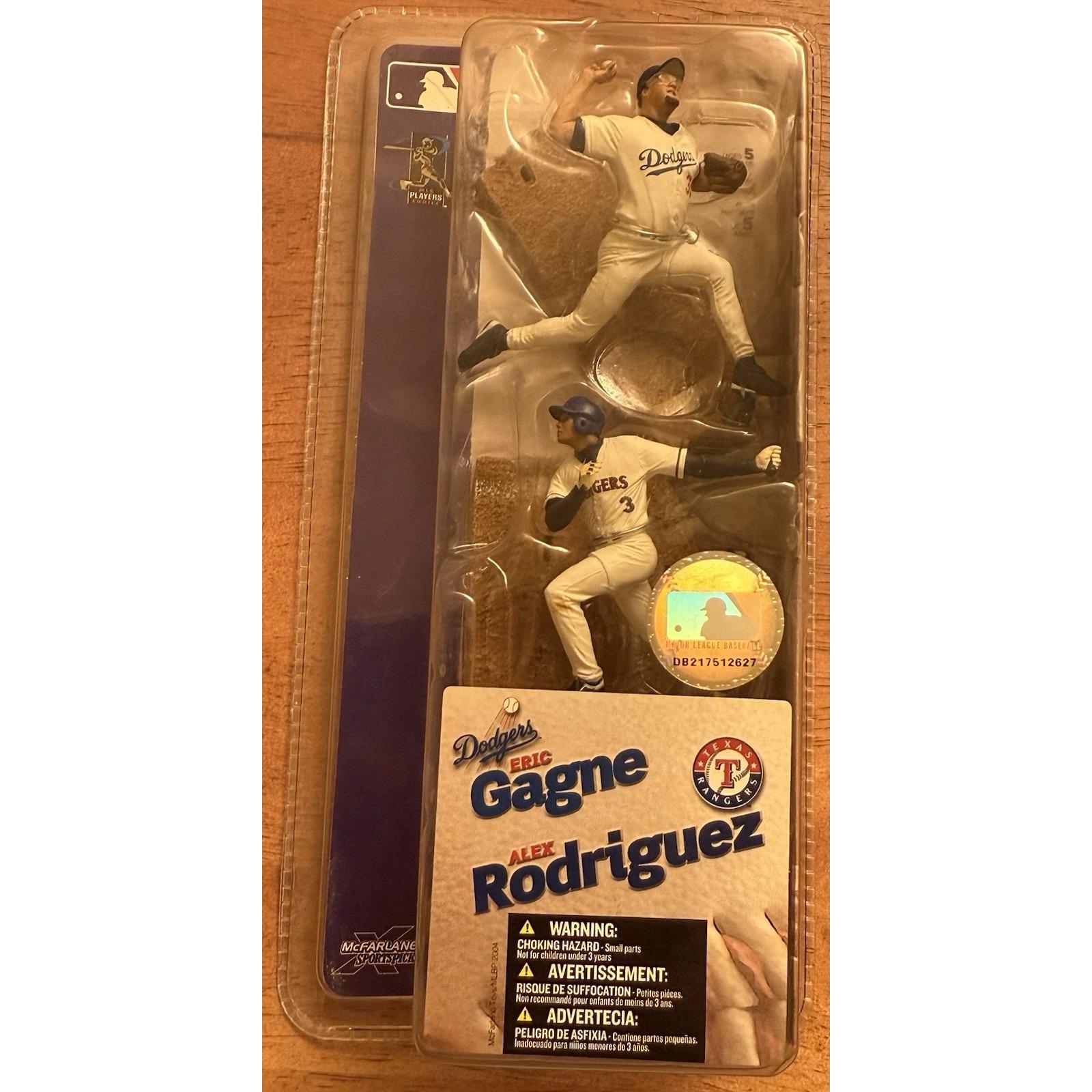 VTG Mcfarlane MLB 3 Inch Alex Rodriguez(rangers) and Eric Gagne