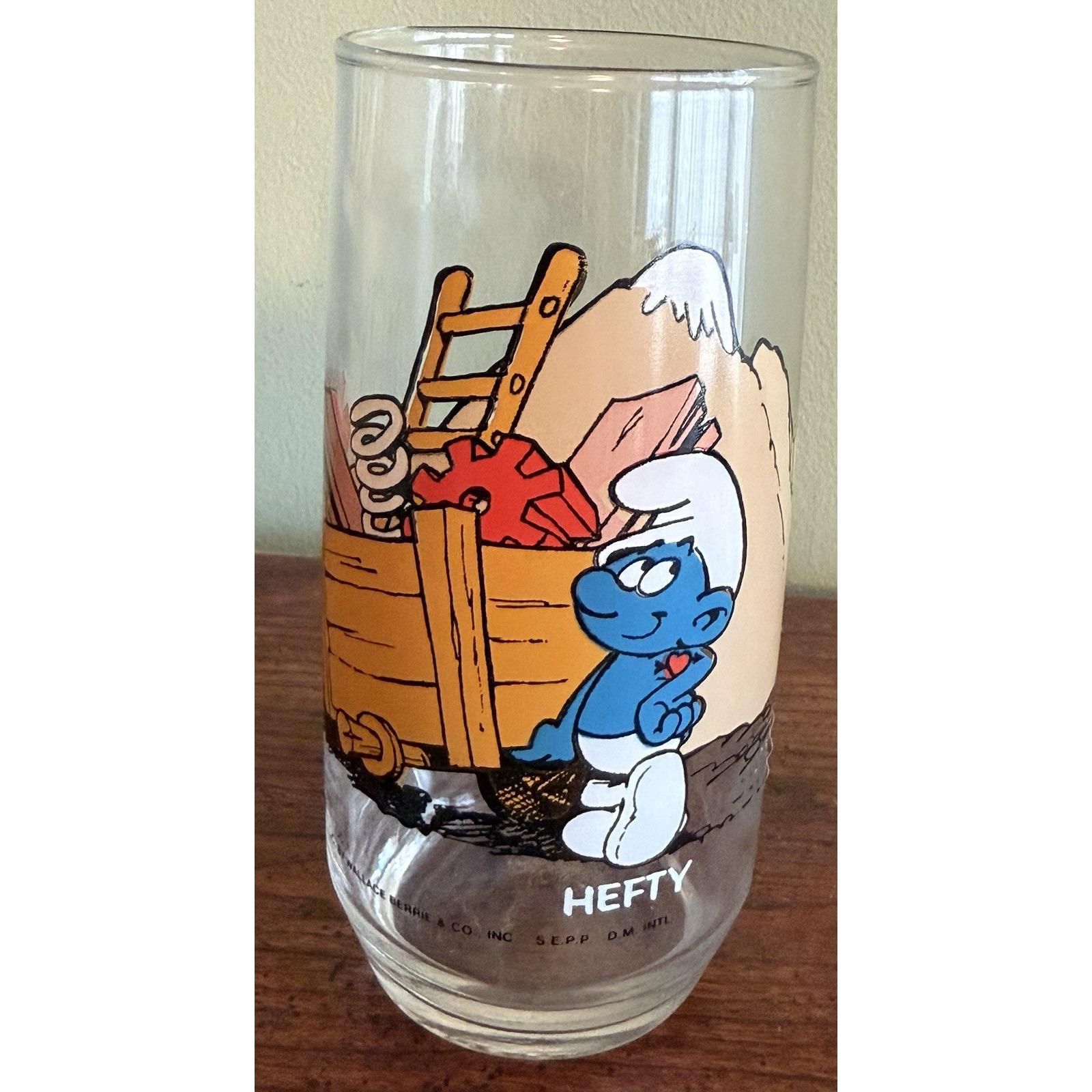 スマーフ　スマーフェット　コップ　グラス　makira Hefty smurf glass - Etsy 日本