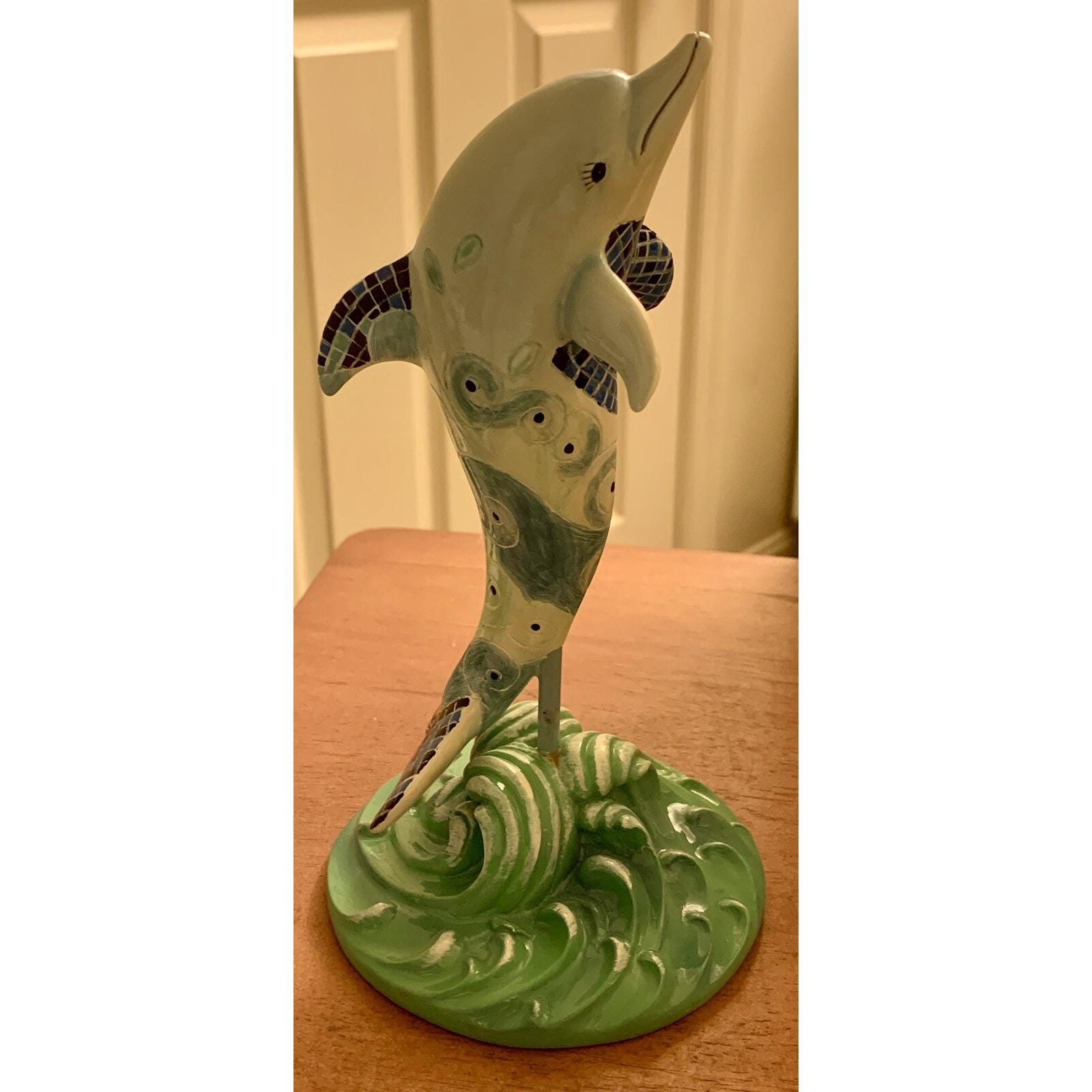 2003 Dolphins Around Town Beach Statue 8