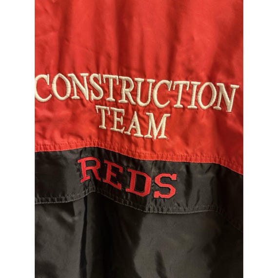 Cincinnati Reds Construction Team Jacket Red & Bl… - image 5