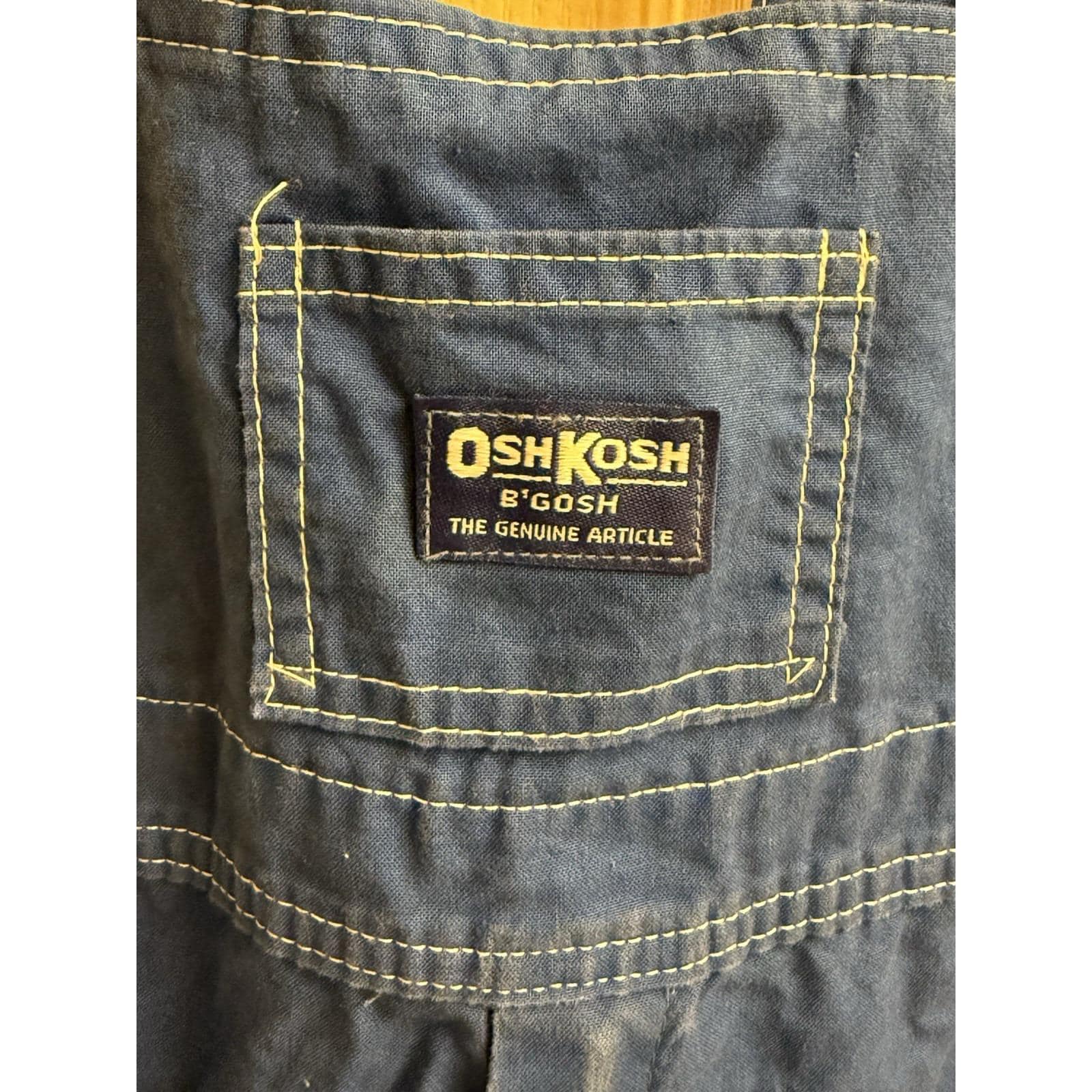 ヴィンテージ OSHKOSH B'gosh オーバーオール ブルーデニム 4T ユニ