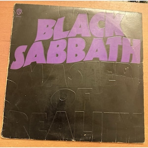 BLACK SABBATH - Master of Reality - vinyl lp 1971 1st us press wb bs 2562