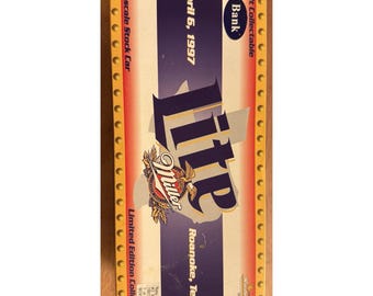 NASCAR #2 RUSTY WALLACE miller lite 1997 thunderbird escala 1:24 banco edición limitada