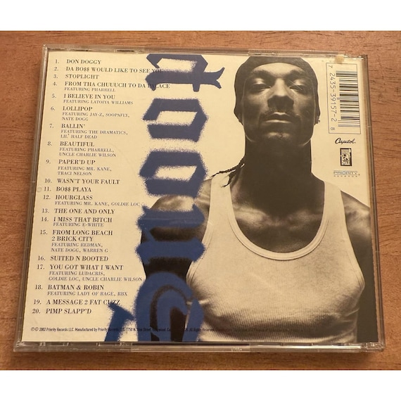 Snoop Dogg - Paid Tha Cost to Be Da Boss CD: 2002 Hip Hop Album - Etsy
