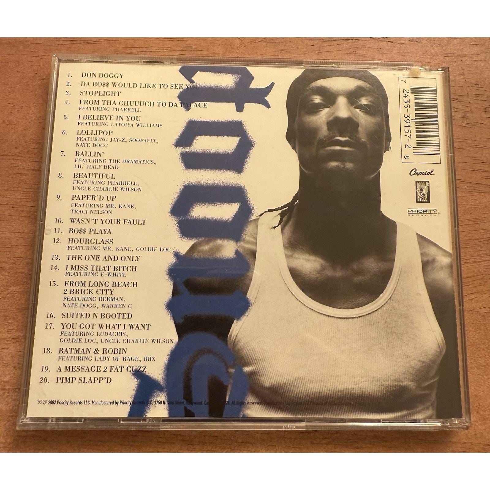 Snoop Dogg - Paid Tha Cost to Be Da Boss CD: 2002 Hip Hop Album - Etsy