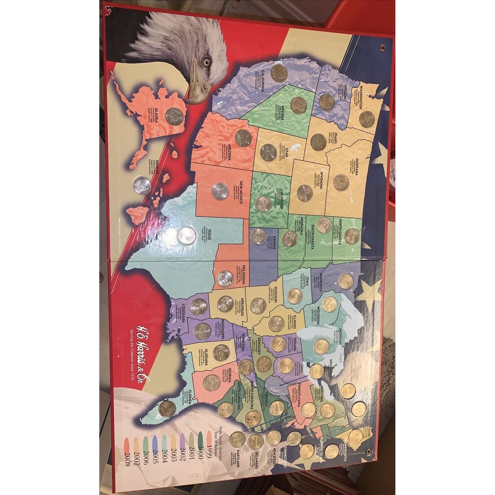 Quarters coin book - Etsy 日本