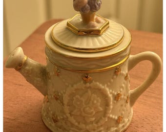LENOX china TREASURES collection trinket box "MOTHER" teapot