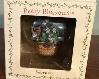 Osos y amigos de Boyds, Beary Blossom, febrero, nueva colección 2004