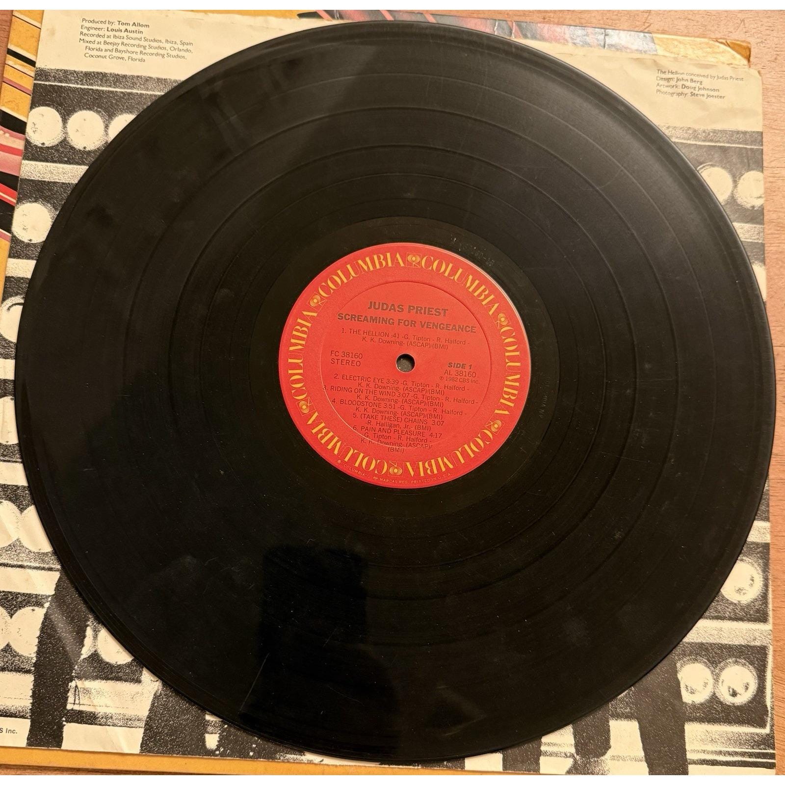 JUDAS Priest SCREAMING for VENGEANCE 1982 Lp Vinyl Album - Etsy