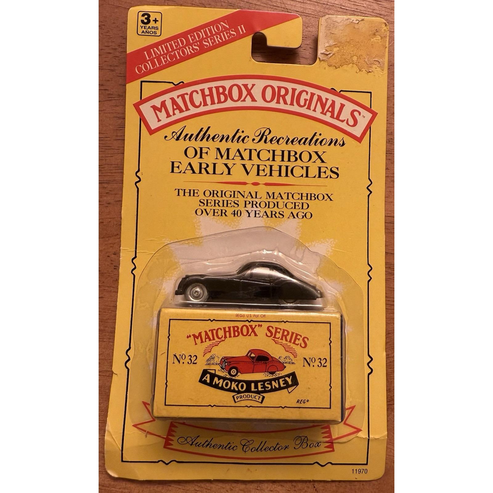 1993 Matchbox Originals Moko Lesney No. 32 Black Jaguar XK 140
