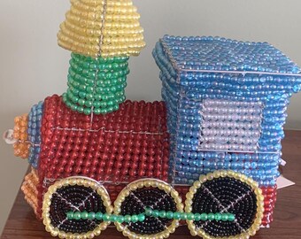 Seltene Zuglampe, Perlenzug Choo-Choo Von Beadworx