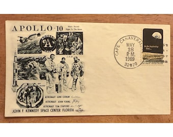 US Space 1969 Florida Apollo 10 Människans andra flygning till månen stämpelomslag