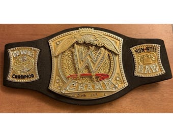 2005 Jakks Pacific WWE Monday Nite Raw Champion SPINNER BELT Youth