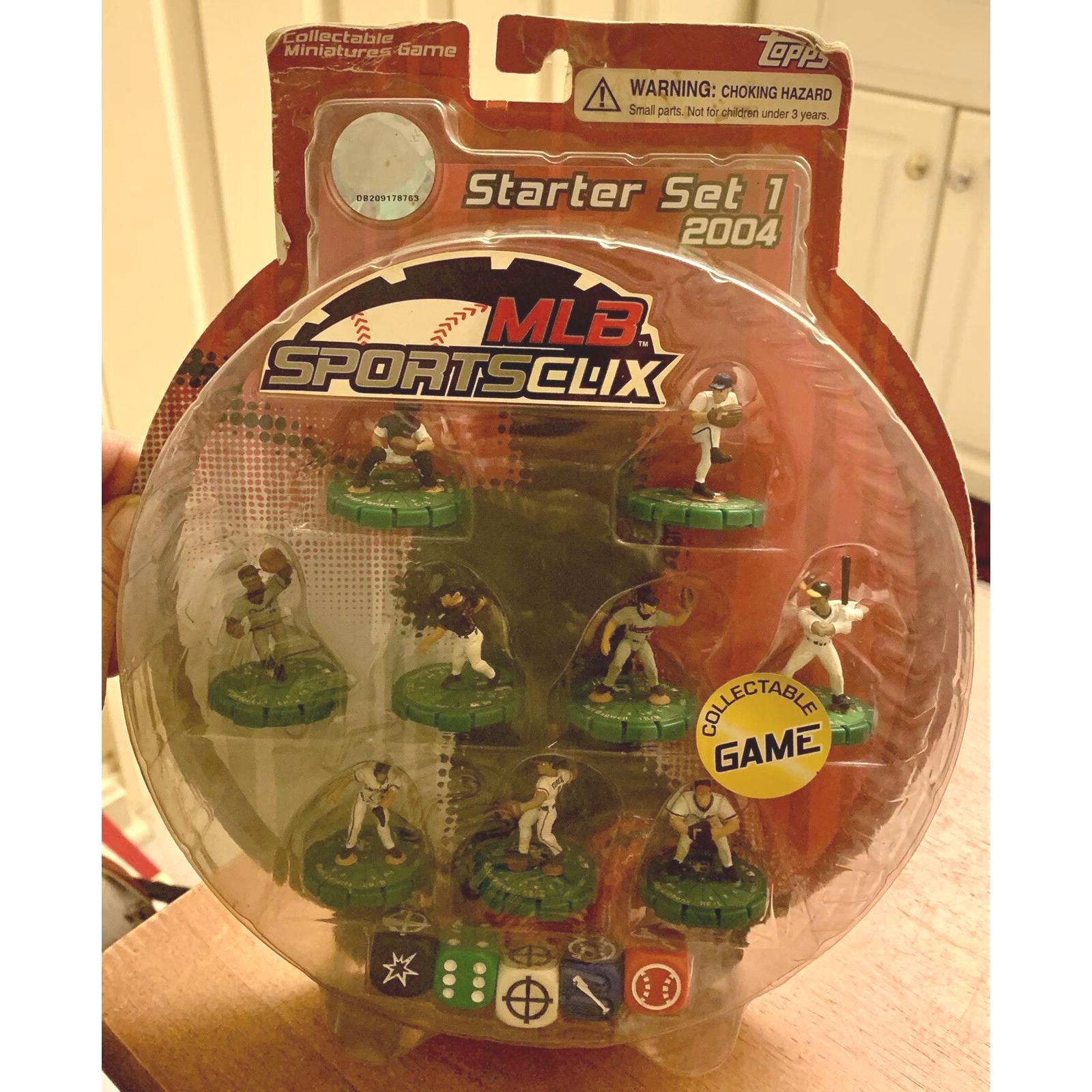 コレクタブル野球ゲーム Topps 2004 MLB SportsClix ミニチュア 