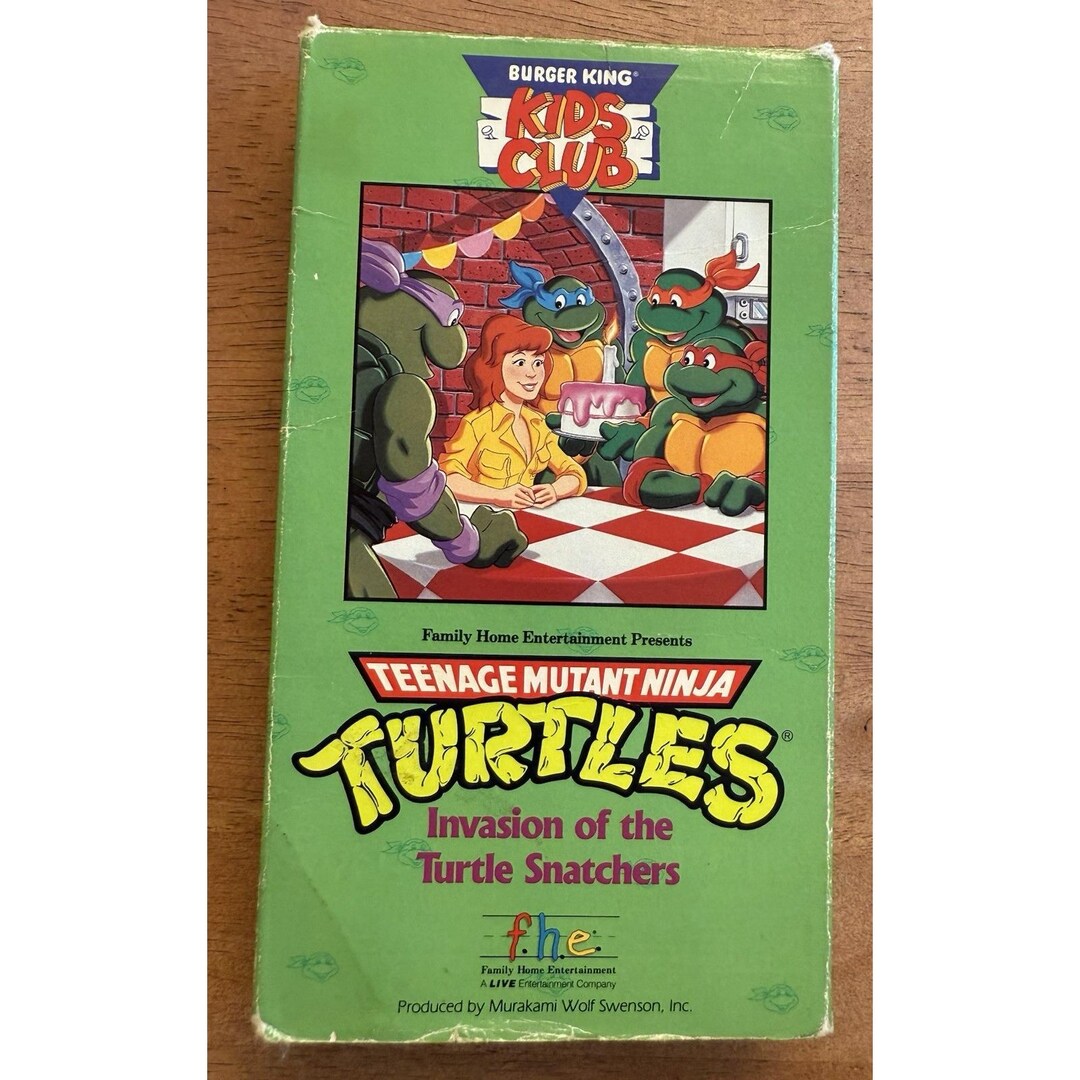 Vintage Tennage Mutant Ninja Turtles: Invasion of the Turtle