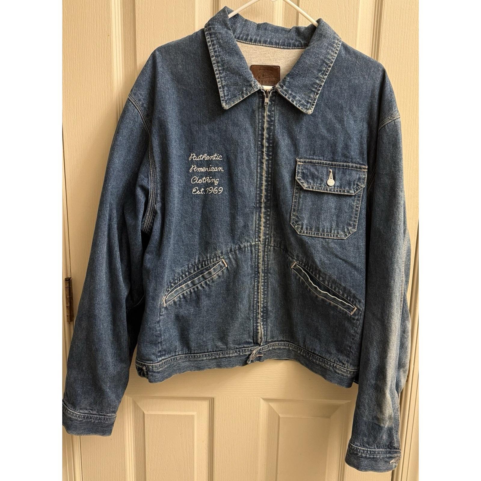 Vtg Y2K GAP Blue Jeans Denim Jacket L Legendary Gap Original