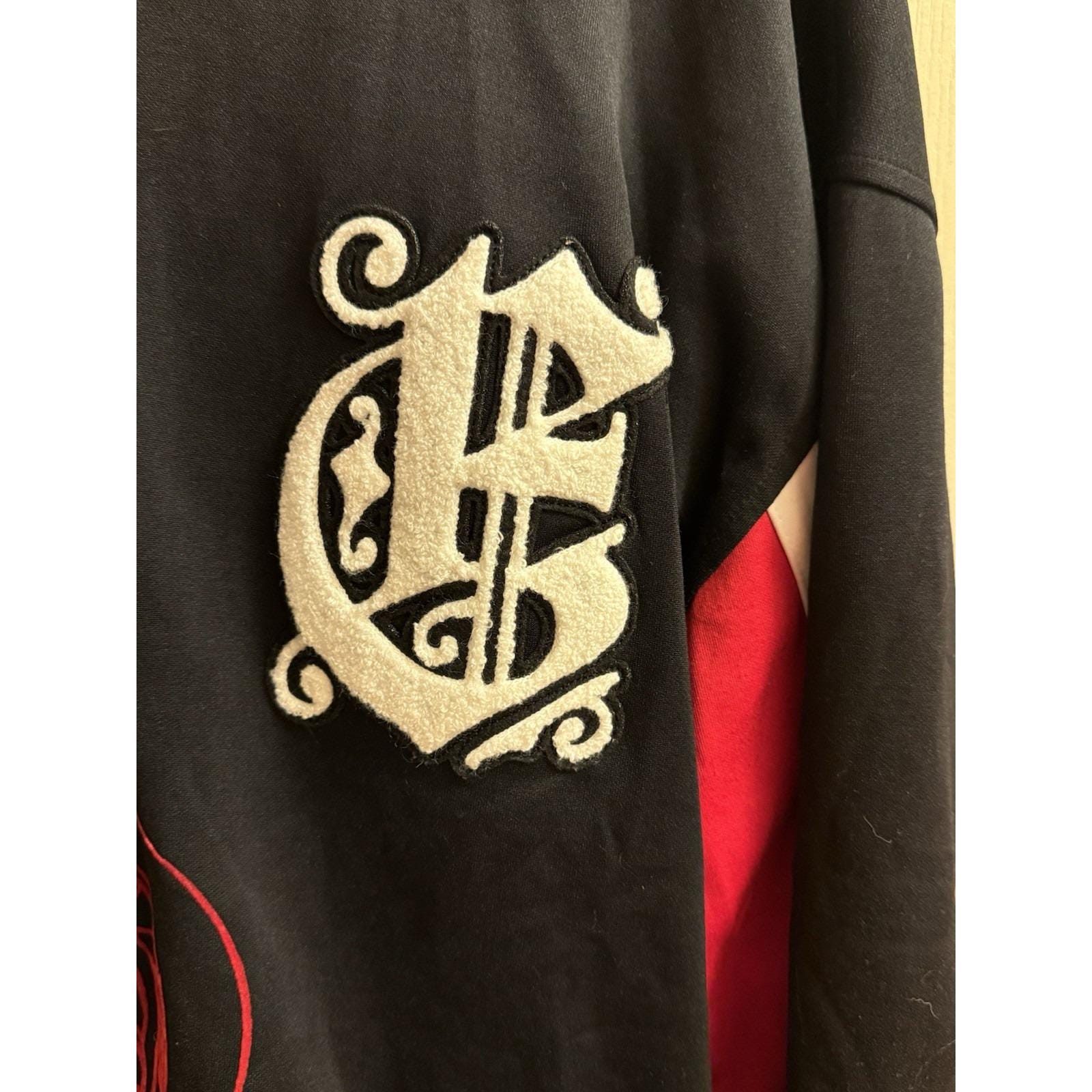 Ecko Unltd Y2K Medusa Serpent Oracle Graphic Track Jacket Red Full