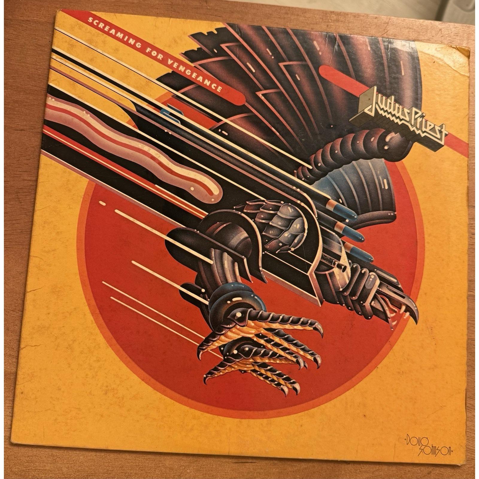 JUDAS Priest SCREAMING for VENGEANCE 1982 Lp Vinyl Album - Etsy