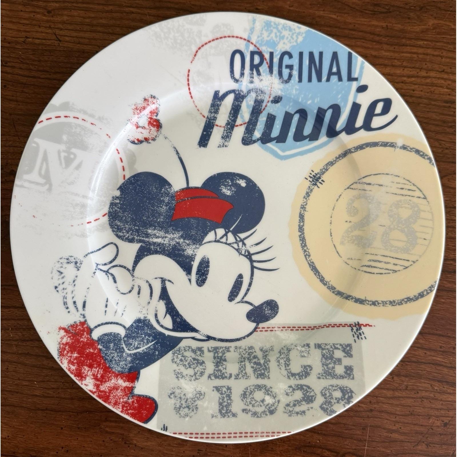 Mickey and Minnie Dinner Plates - Etsy