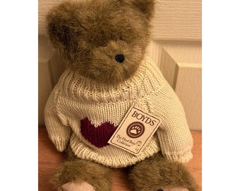 Boyds Bears Bäst Klädda Silvia Jubilee 30 cm Plysch Ledade