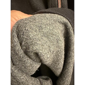 Tommy Bahama Maglione da uomo con mezza zip reversibile nero/grigio 2xL EUC immagine 6