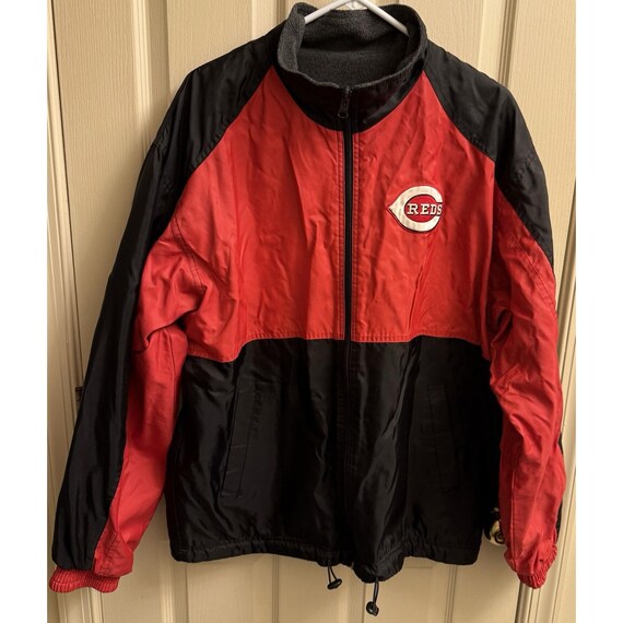 Cincinnati Reds Construction Team Jacket Red & Bl… - image 1